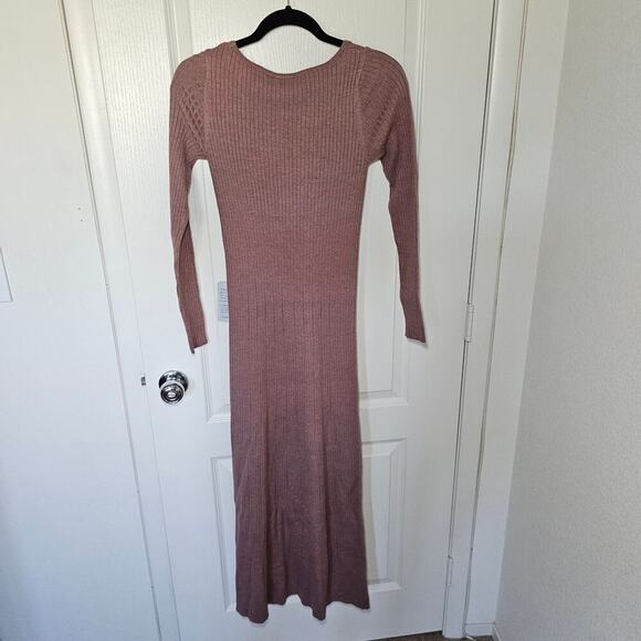 ASTR scoop neck midi mauve dress size M - Picture 3 of 7